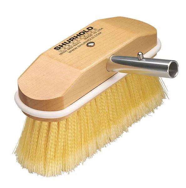 Shurhold 203 mm (8 in) Angled Flagged Yellow Brush | 4Boats