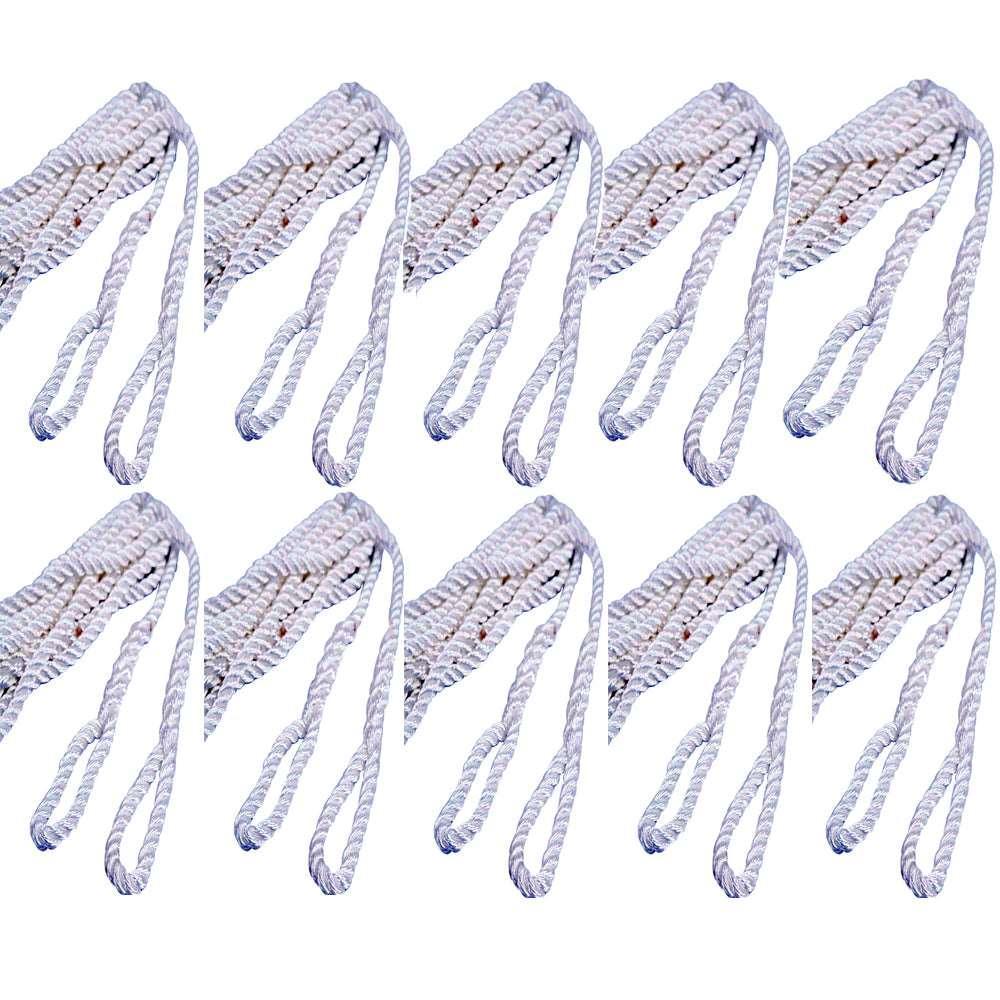 10 x Fender Rope Lanyard / Line 8mm With Loop - 4Boats