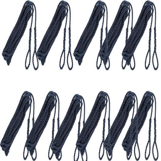 10 x Fender Rope Lanyard / Line 8mm With Loop - 4Boats