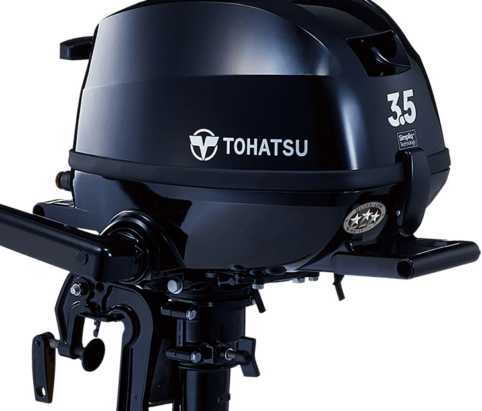 Tohatsu MFS3.5C L – 3.5HP Long Shaft 4-Stroke Outboard Engine | Lightweight Portable Motor + PDA