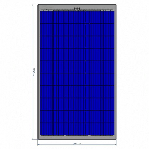 300W SEMI-FLEXIBLE SOLAR PANEL WITH REAR JUNCTION BOX (MADE IN AUSTRIA) - 4Boats