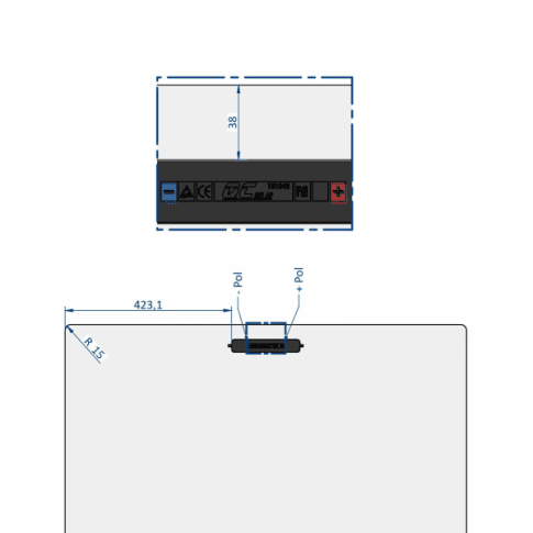 300W SEMI-FLEXIBLE SOLAR PANEL WITH REAR JUNCTION BOX (MADE IN AUSTRIA) - 4Boats