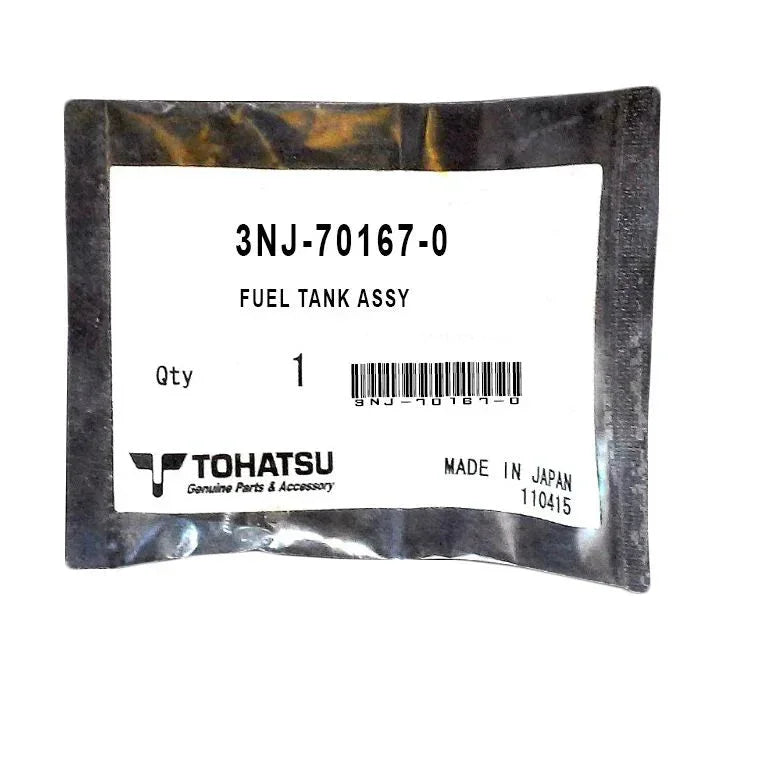 Genuine Tohatsu fuel tank assy 3NJ-70167-0 25L | 4Boats