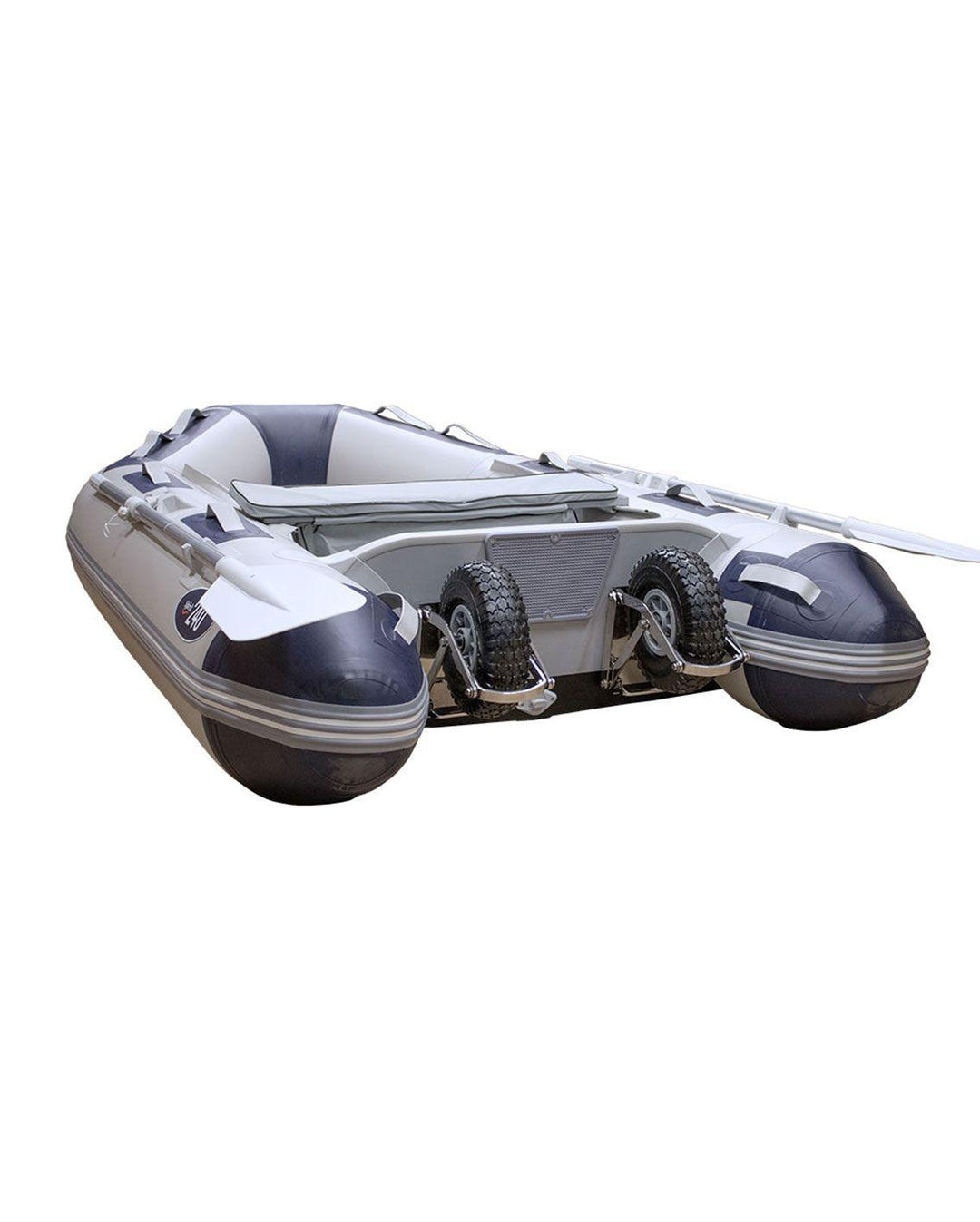 Compact HD Dinghy Launching Wheels | Low Profile, Retractable | 4Boats