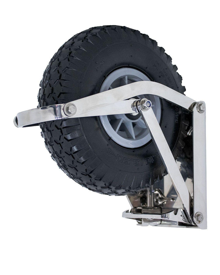 Compact HD Dinghy Launching Wheels | Low Profile, Retractable | 4Boats