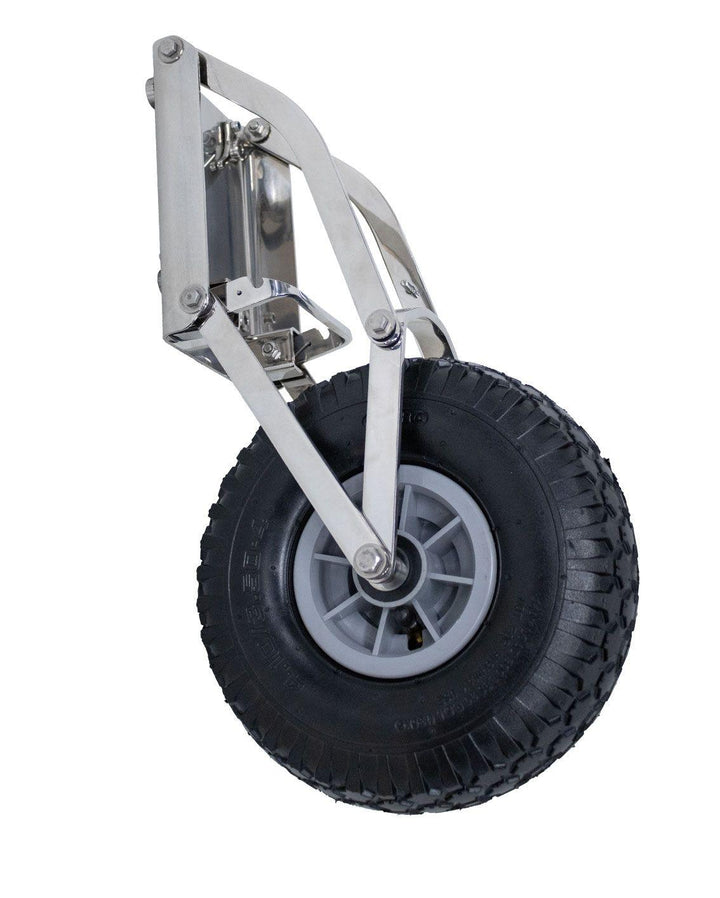 Compact HD Dinghy Launching Wheels | Low Profile, Retractable | 4Boats