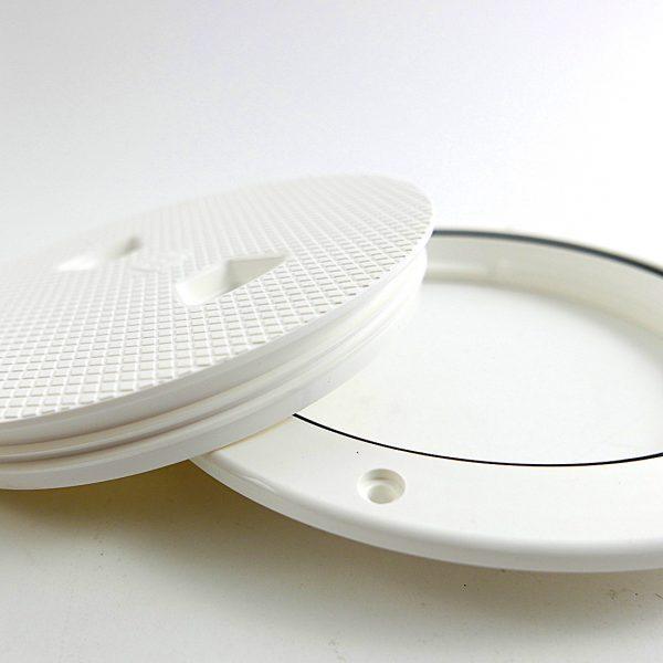 6″ Deck Plate / Inspection Ports, UV Resistant, Anti-Skid - 4Boats