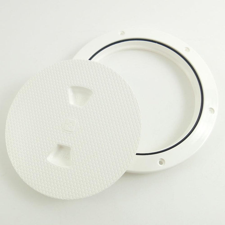 6″ Deck Plate / Inspection Ports, UV Resistant, Anti-Skid - 4Boats