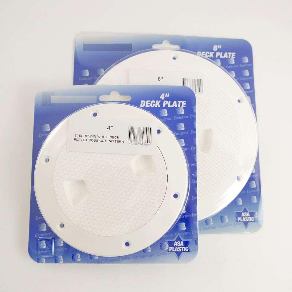 6″ Deck Plate / Inspection Ports, UV Resistant, Anti-Skid - 4Boats
