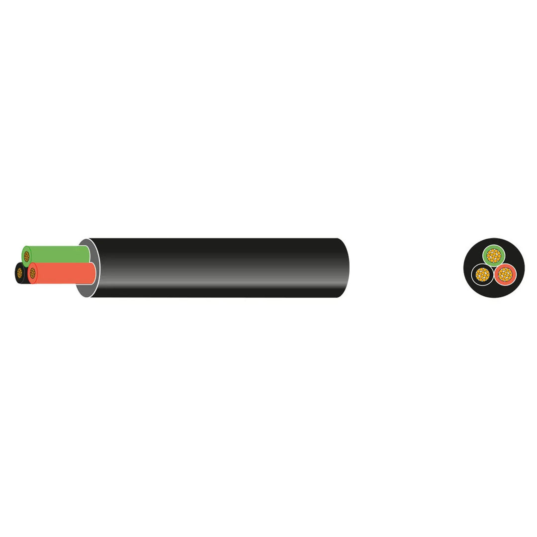 AMC Thin Thin Thin 3-Core Thin Wall Cable 3 × 1 mm² x 100 m | 4Boats