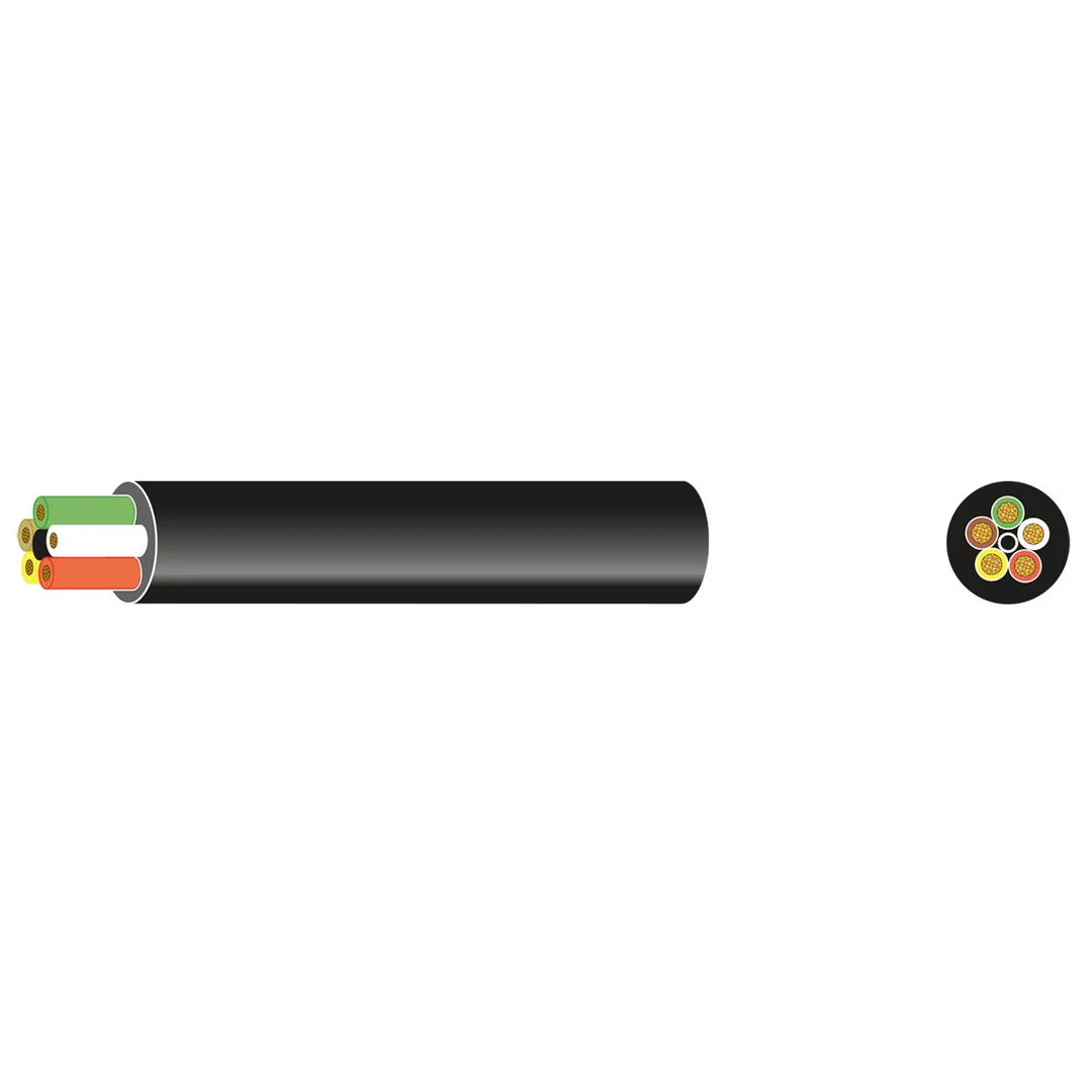 AMC Thin Thin Thin Wall 5 × 1.0 mm² Marine Cable, 100 m | 4Boats