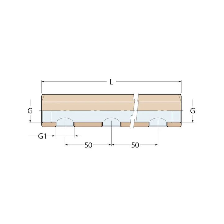 Guidi Brass 4-Way Manifold 19 × 12.7 mm BSP (3/4 in x 1/2 in) | 4Boats