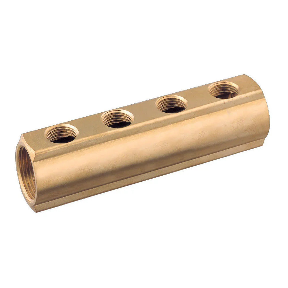 Guidi Brass Manifold F 1 in x 1/2 in - 4-way BSP | 4Boats