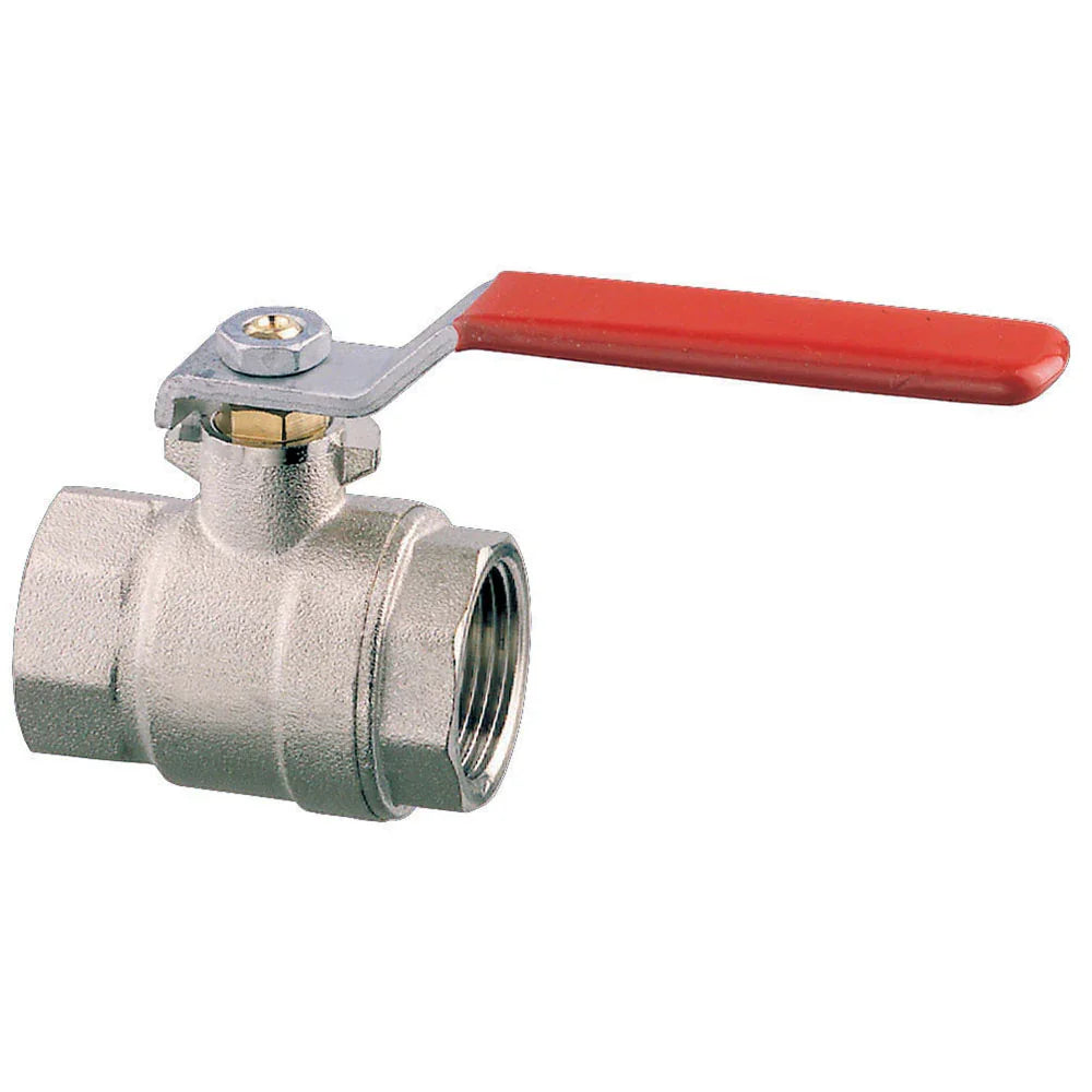 Guidi Nickel-Plated Brass Lever Ball Valve, Male BSPP, 1 in | 4Boats