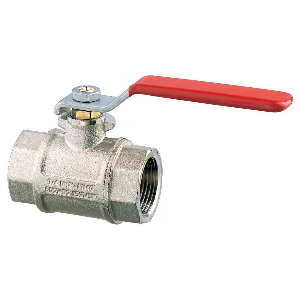 Guidi Nickel G 1-1/2 Male Full-Flow Lever Ball Valve | 4Boats