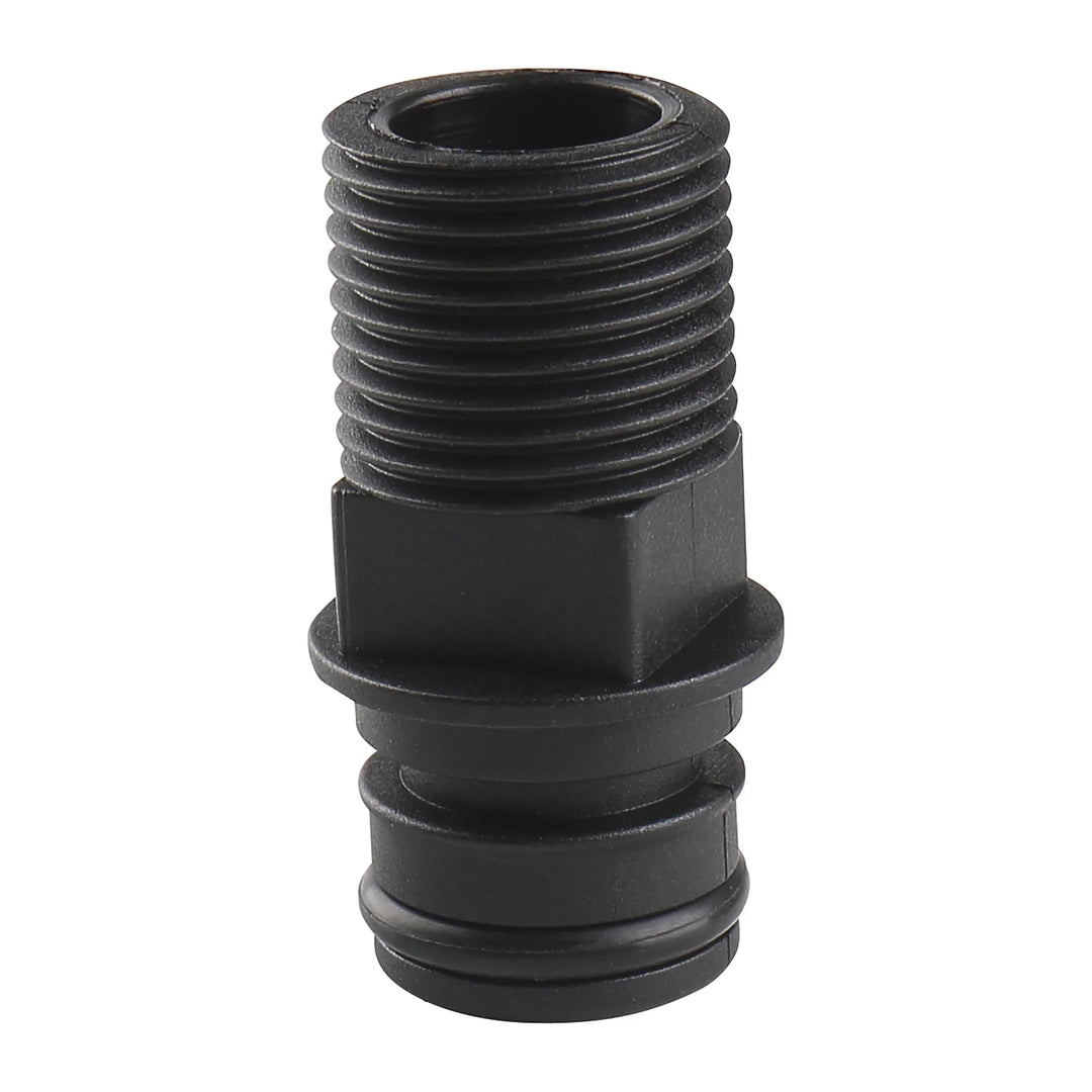 Seaflo MNPT Straight Fitting with O-Ring — 19 mm x 12.7 mm