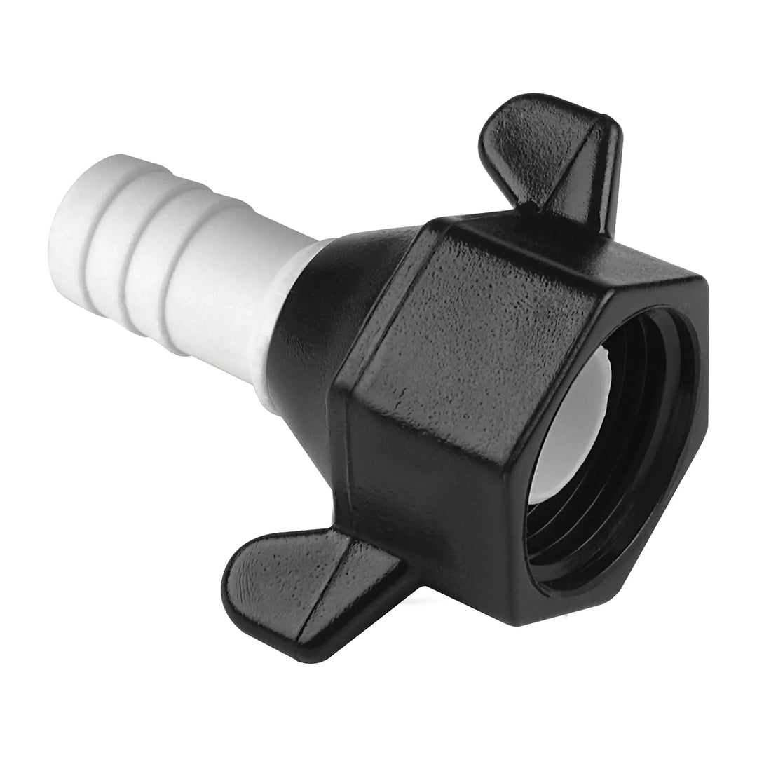 Seaflo HSE 12.7 mm (1/2") Barb Straight Fitting - 1/2"-14 FNPT