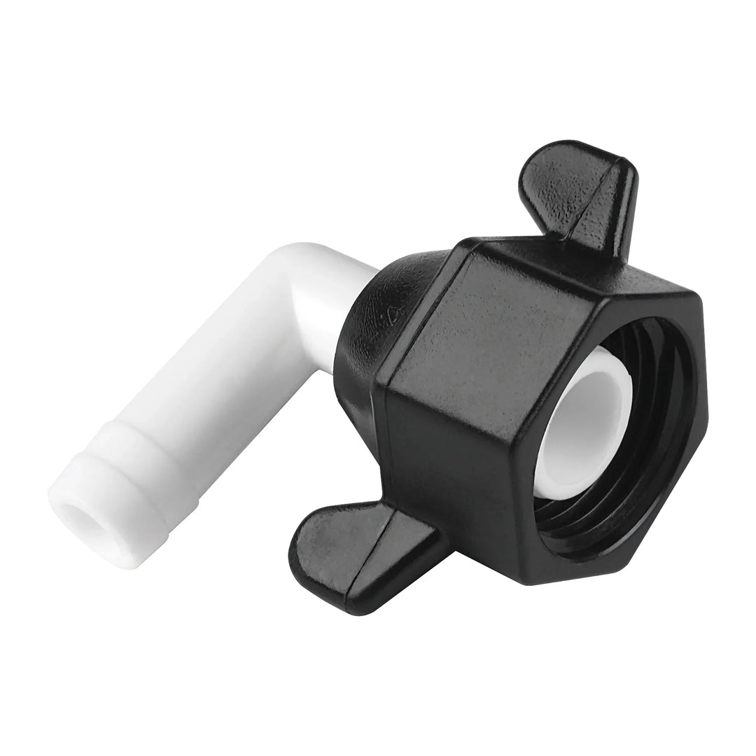 Seaflo HSE 90° Barb Elbow — 1/2 in FNPT x 3/8 in Barb | 4Boats