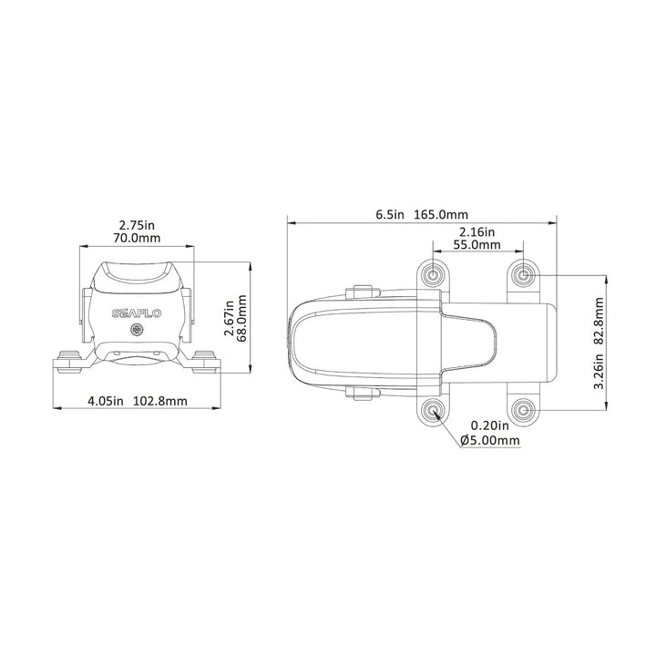 Seaflo Water 23A Series 12V Water Pressure Pump | 4Boats