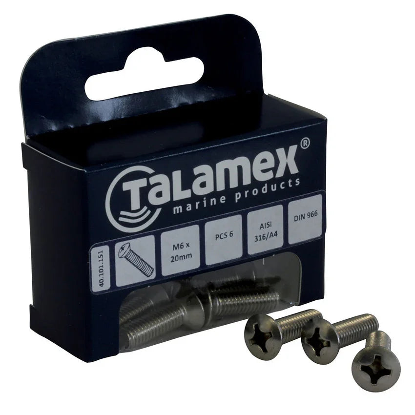 Talamex Raised Head Screw M5 X 40, Philipscr.