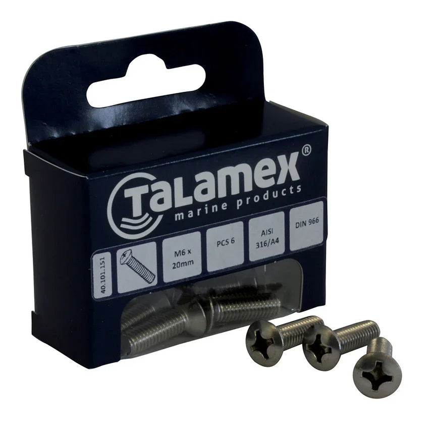 Talamex Raised Head Screw M5 X 50, Philipscr.