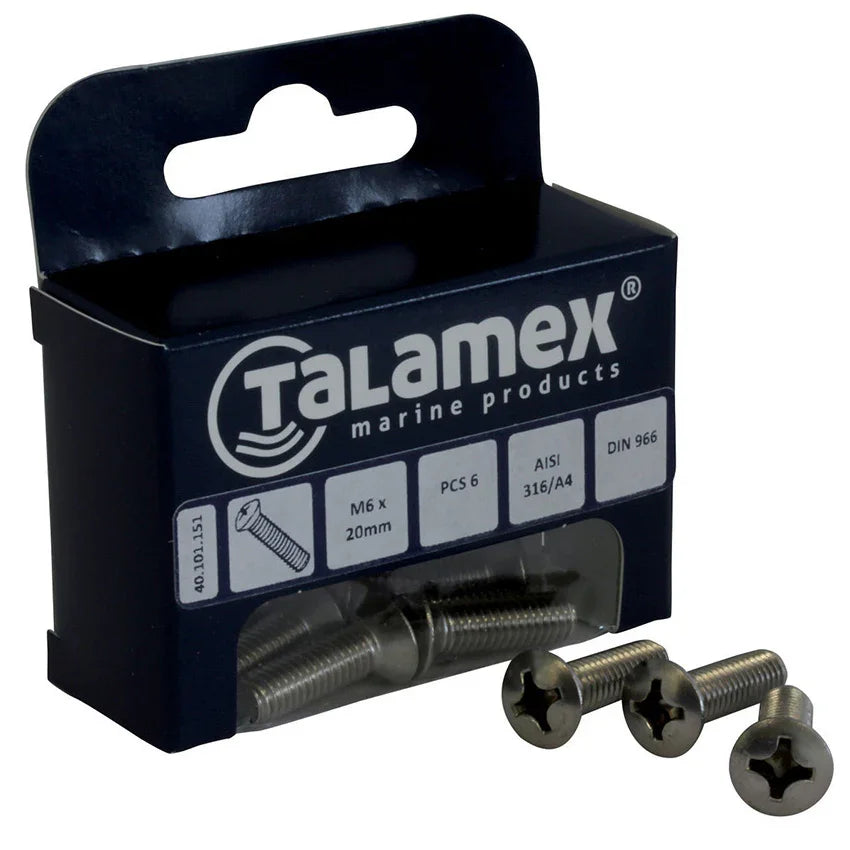 Talamex Raised Head Screw M8 X 70, Philipscr.