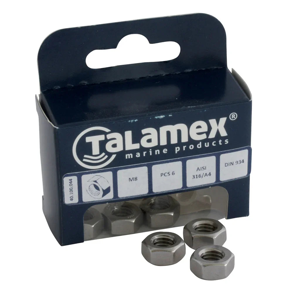 Talamex Hexagon Hexagon Hexagon Nut M3 | 5.5 mm AF | 4Boats
