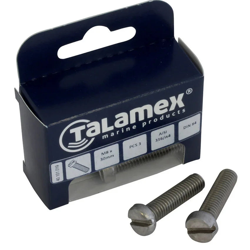 Talamex Pan Head Bolt M4 X 60