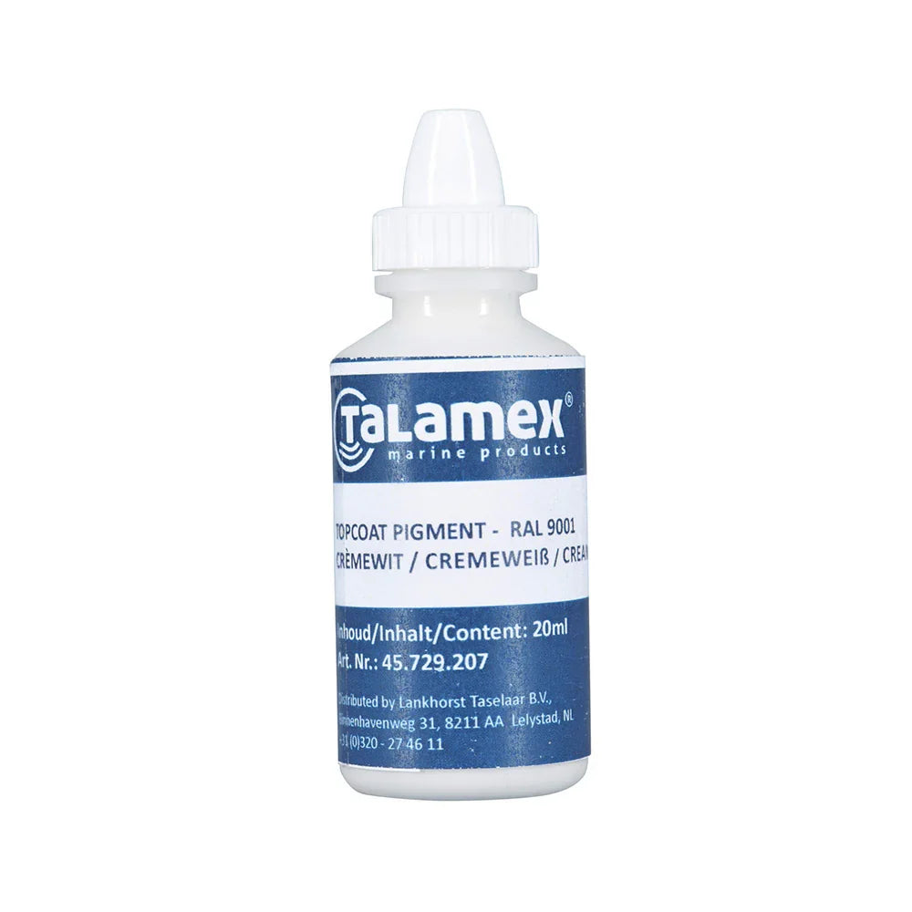 Talamex Colour Colour Colour Pigment 20 ml Cream RAL 9001 | 4Boats