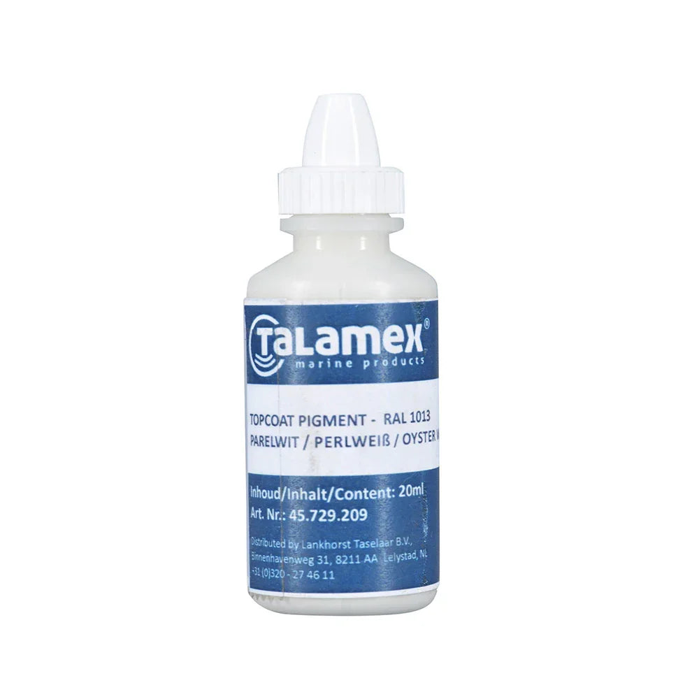Talamex Colour Colour Colour Pigment 20ml Oyster White RAL101 | 4Boats