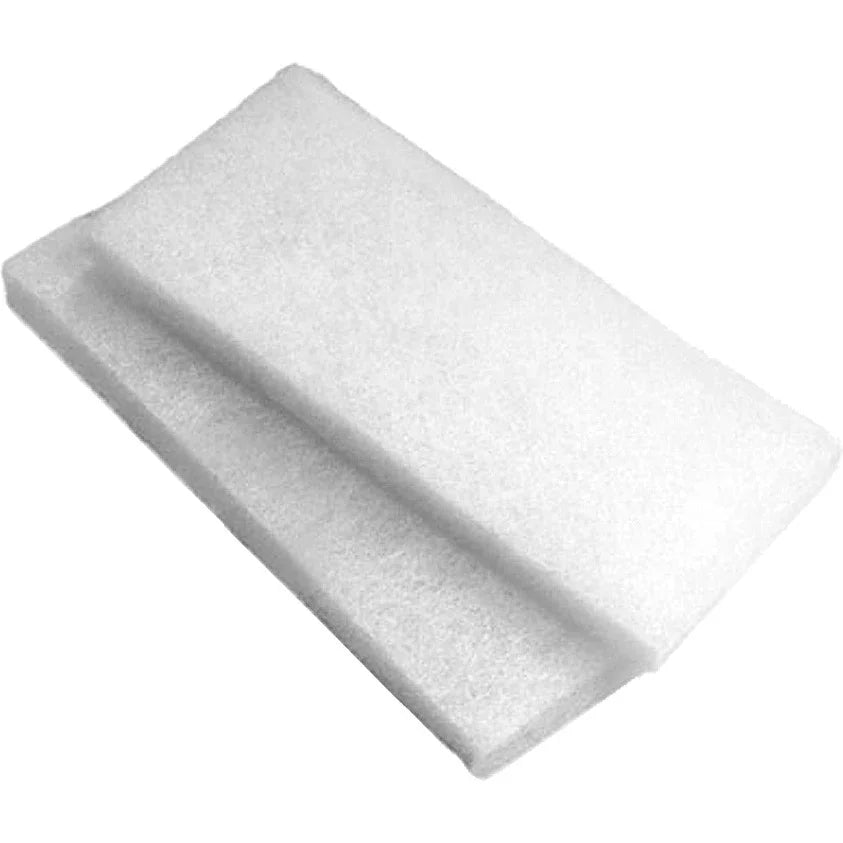 Swobbit White Fine Scrub Pad Pack of 2 | 10.2 × 25.4 × 2.5 cm | 4Boats