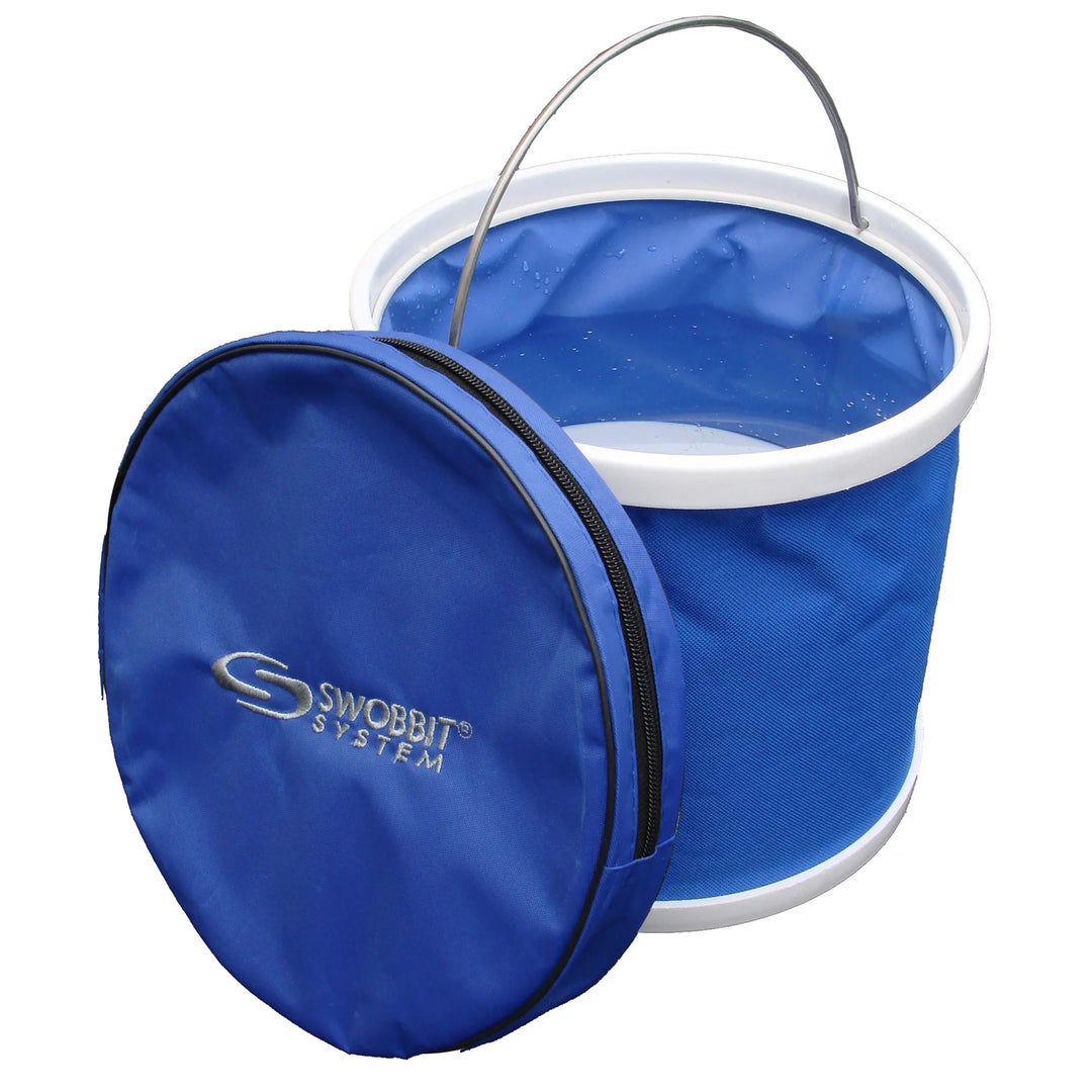 Swobbit Collapsible Silicone Bucket | 10 L Foldable, Space | 4Boats