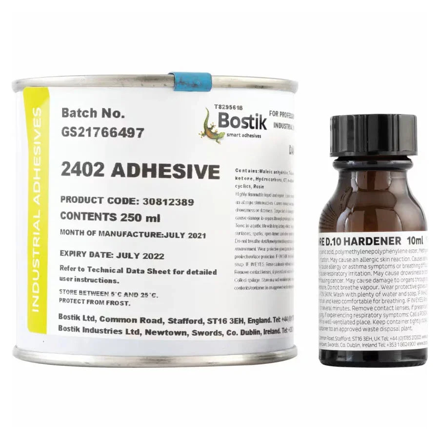 Bostik 2402 + Hardener 1 L Transparent Adhesive | 4Boats