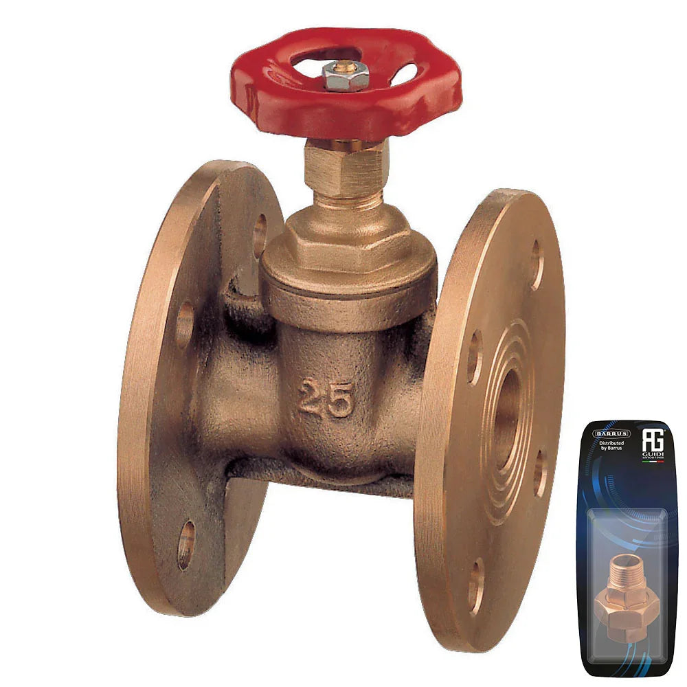 Guidi Bronze Gate Valve DN40 PN16 Flanged | 4Boats