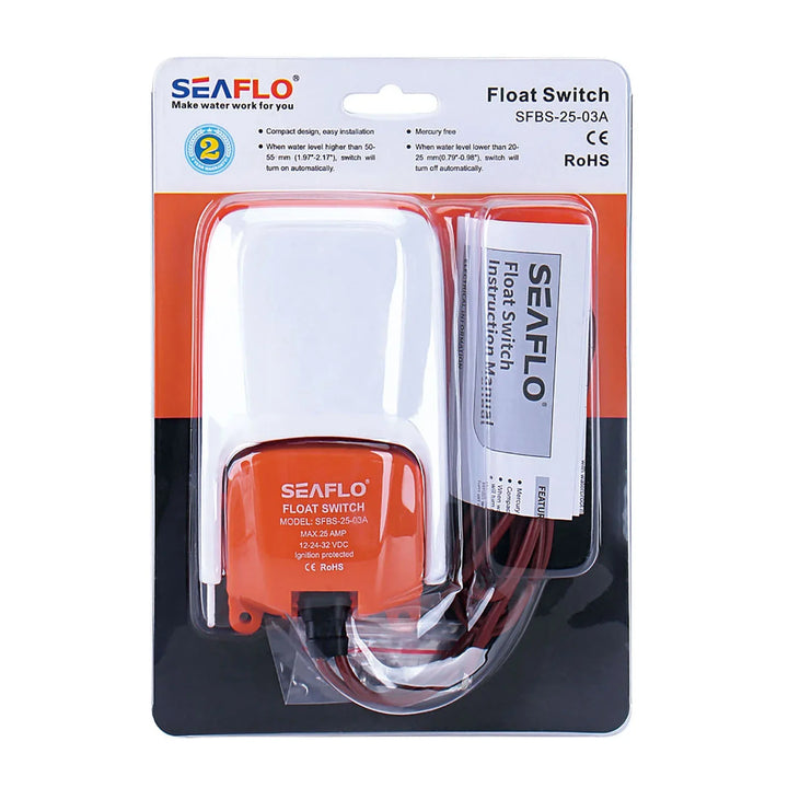 Seaflo  Float 03 Series Float Switches - Max 25A | 4Boats