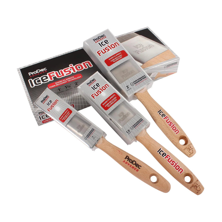3 Pcs Ice Fusion Synthetic Paint Brushes | 4Boats