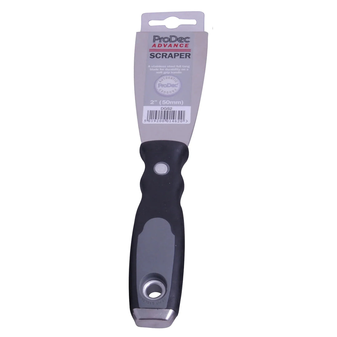 Duragrip 51 mm stainless steel scraper – soft-grip handle | 4Boats