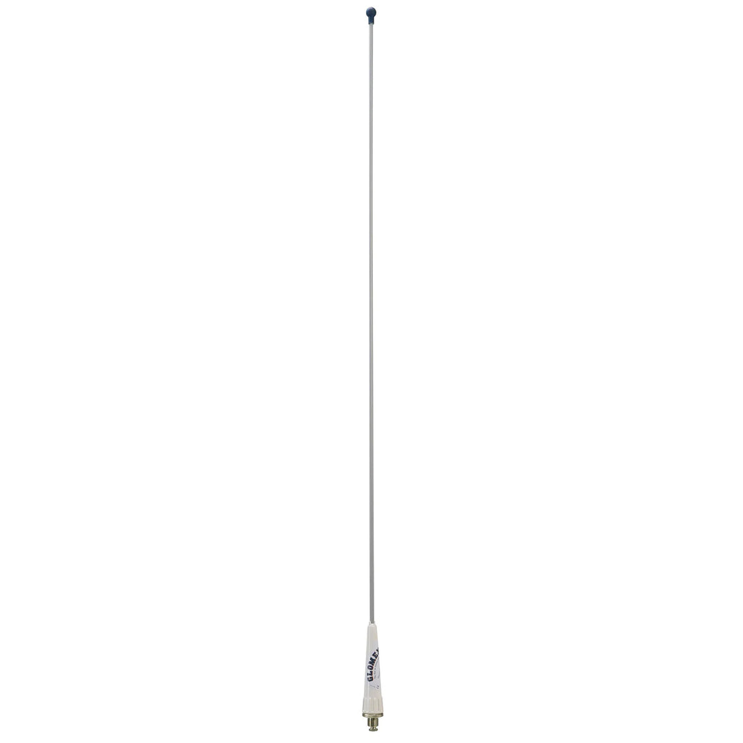 Glomex 0.9 m Stainless Steel Whip Antenna Full Kit | 4Boats