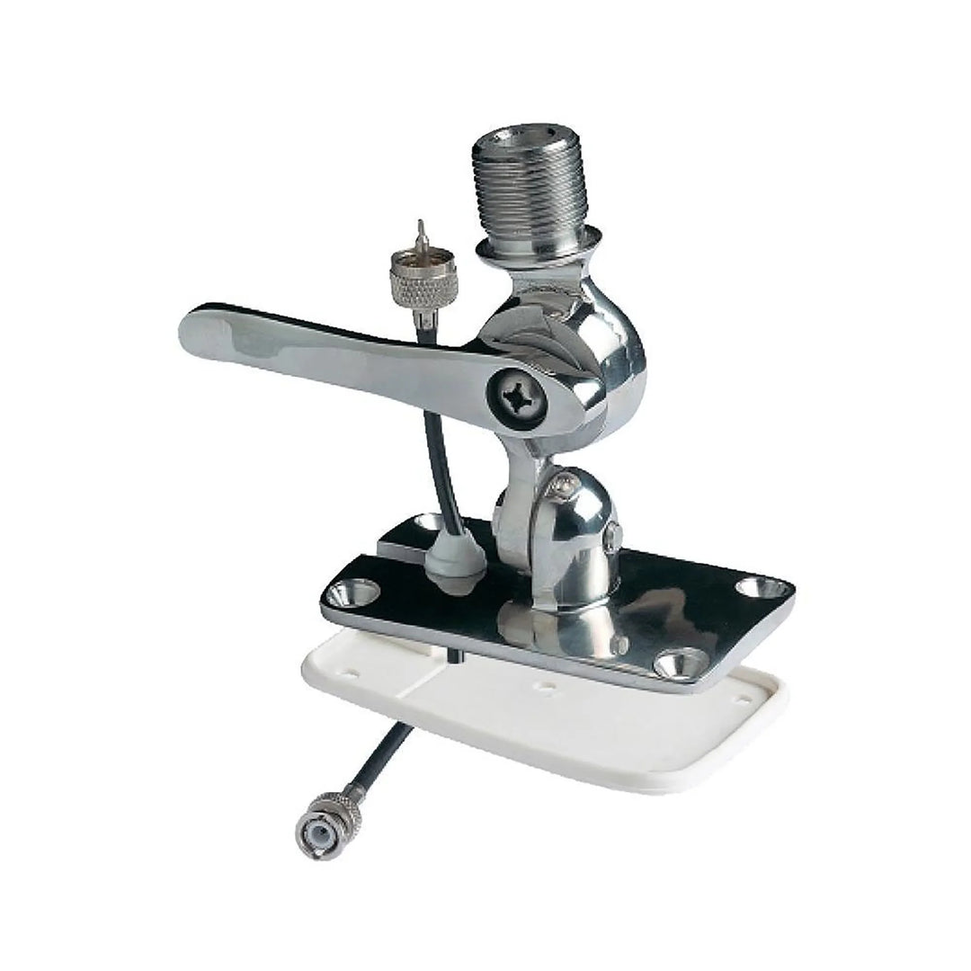 Glomex 4-Way Stainless Steel Ratchet Mount | 4Boats