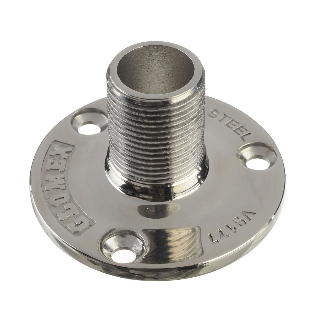Glomex Stainless Stainless Universal Antenna Mount Foot, 40 m | 4Boats