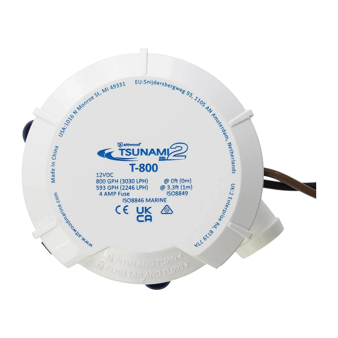 Attwood Tsunami Tsunami Tsunami Mk2 24V threaded electric bil | 4Boats