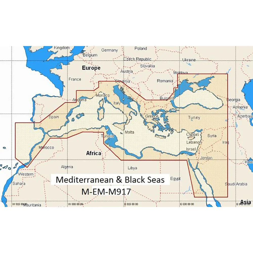 C-Map Mediterranean & Black Sea MAX EN | M917 | 4Boats