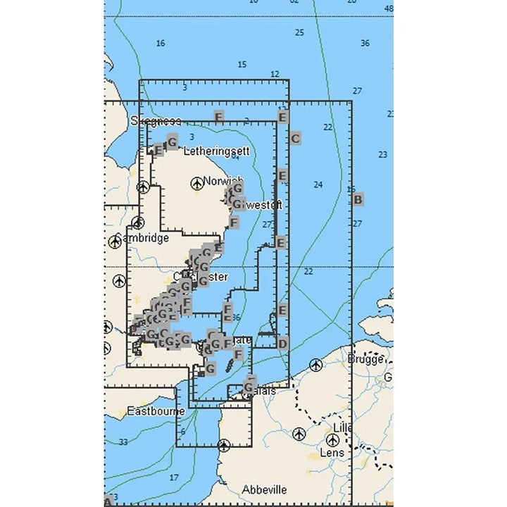 C-MAP MAX Dover Strait to Great Yarmouth Chart | 4Boats