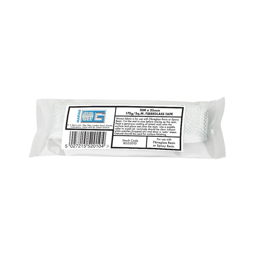 Gee Woven Glass Tape 175 g/m² — 25 mm x 10 m | 4Boats