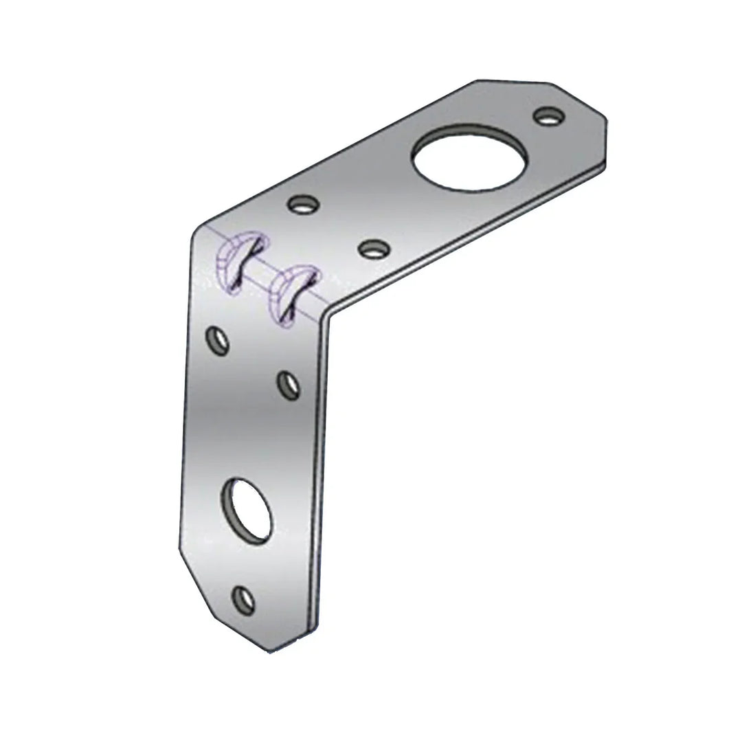 Stainless Steel Masthead L Bracket with Nut & Washer | 4Boats
