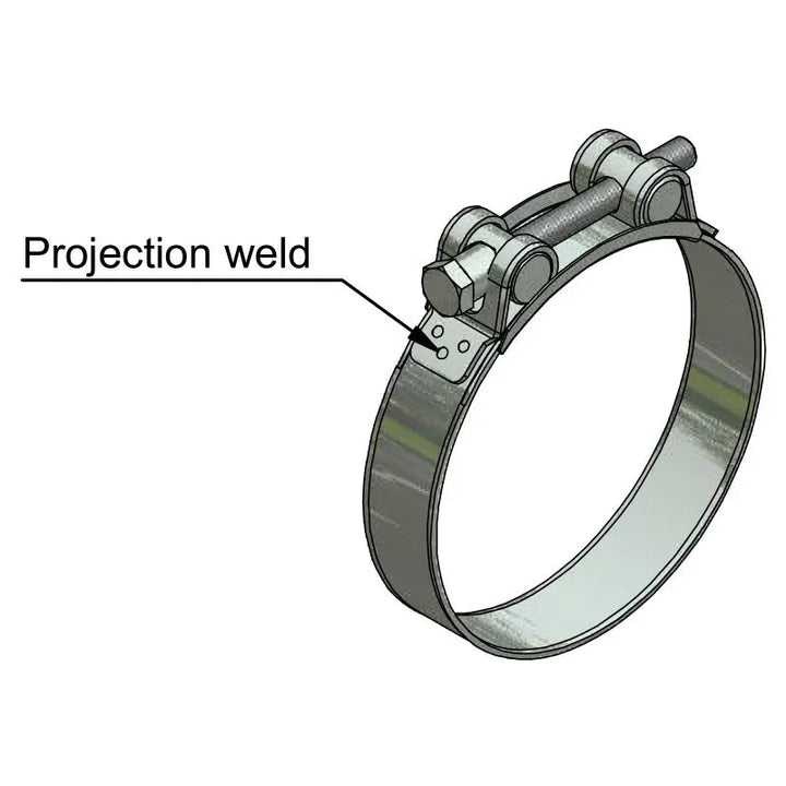Century Bolt Bolt Bolt 316 Stainless Bolt Clamp 104–112 mm | 4Boats