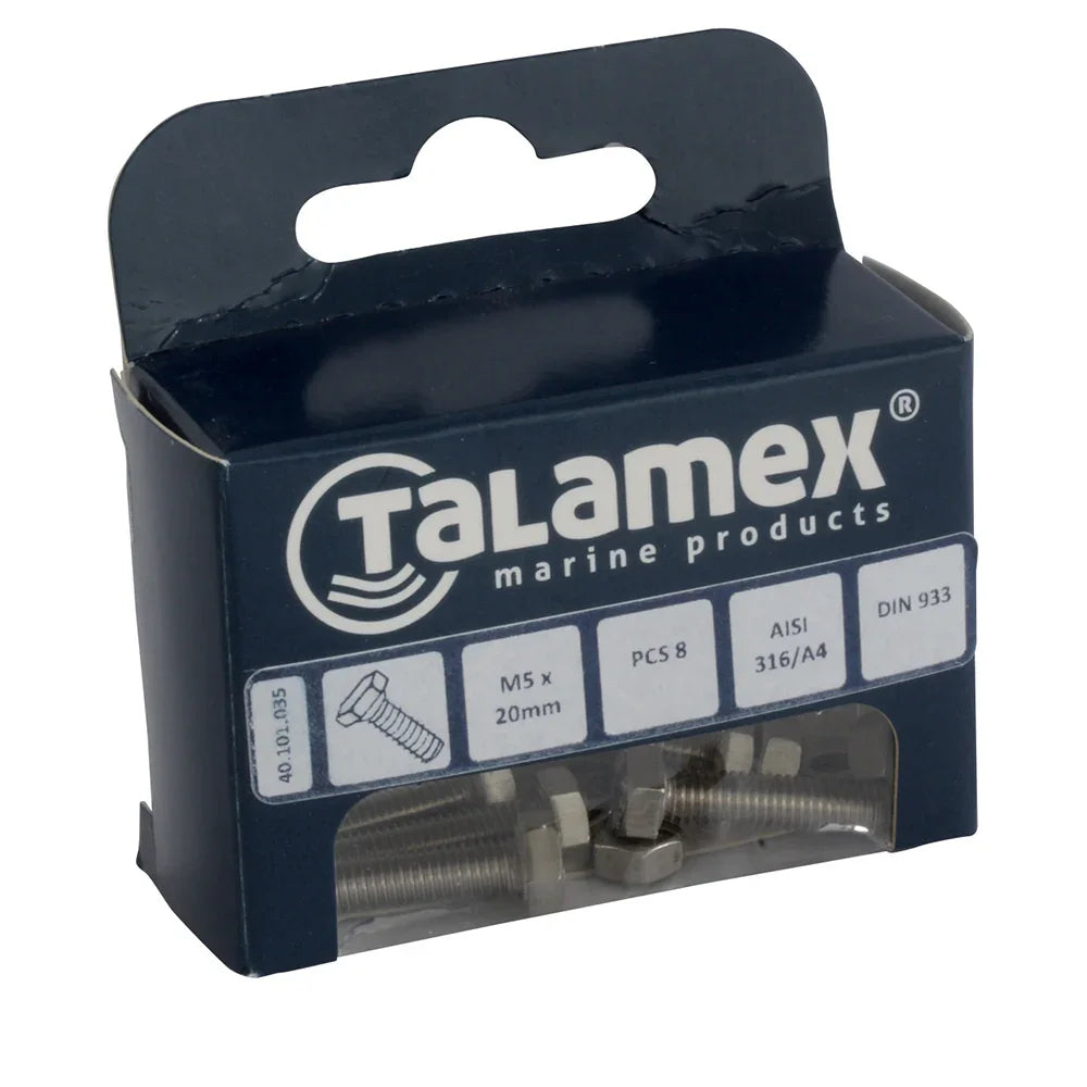 Talamex Hexacon Hexacon Hexacon Head Screw M6 × 40 mm | 4Boats