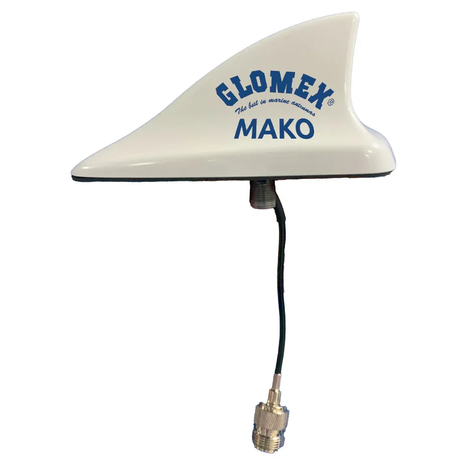 Glomex MAKO MAKO MAKO 2.5 m VHF Antenna — White | 4Boats