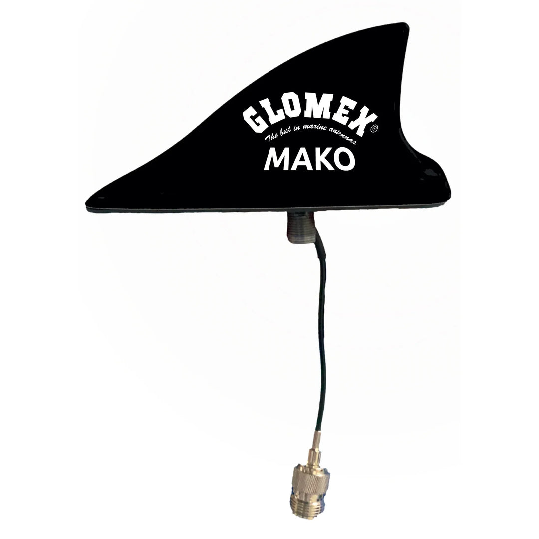 Glomex MAKO MAKO MAKO Fin-Shaped VHF Antenna - Black | 4Boats