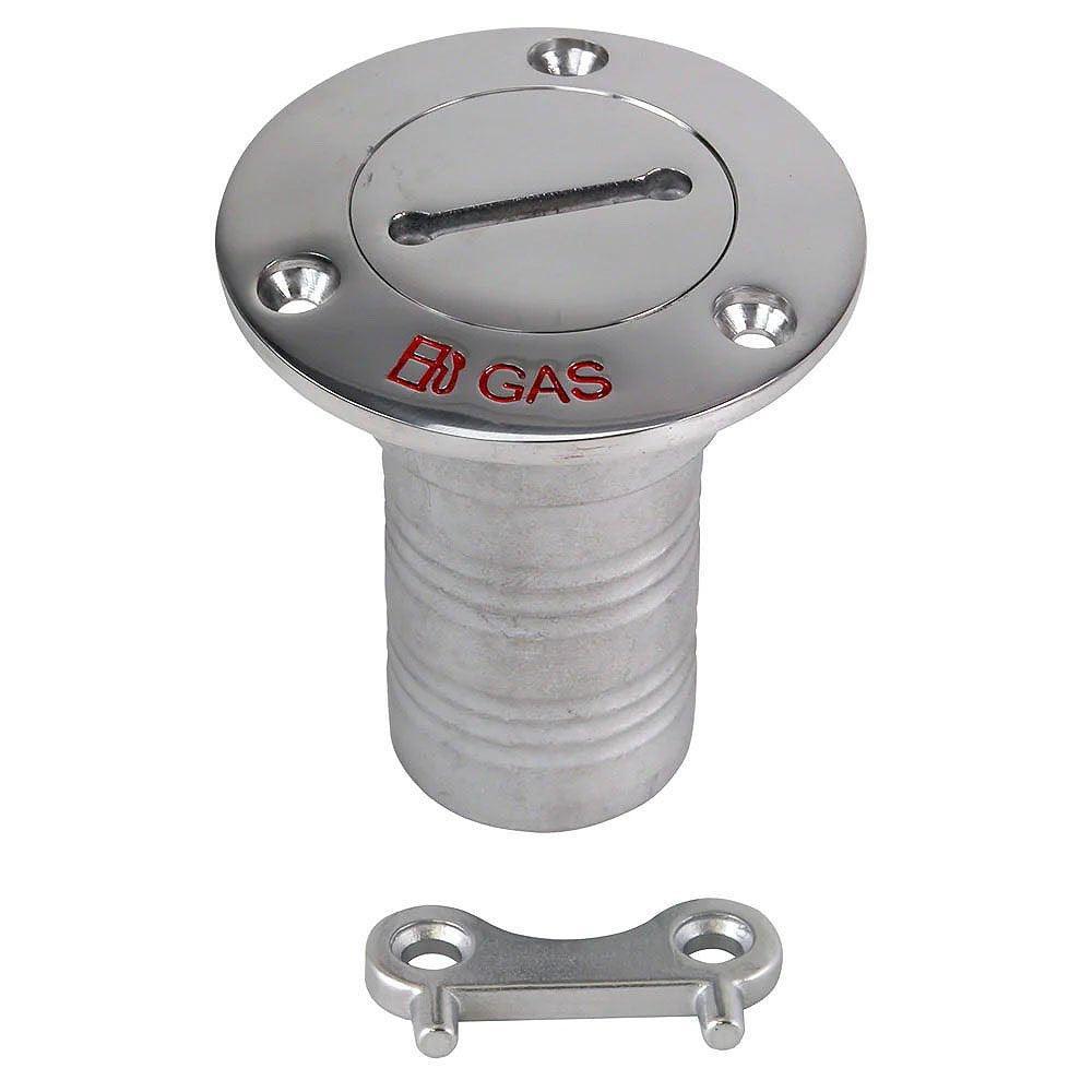 Attwood 1.5" Gas Deck Fill with Red Cap & Key | 4Boats